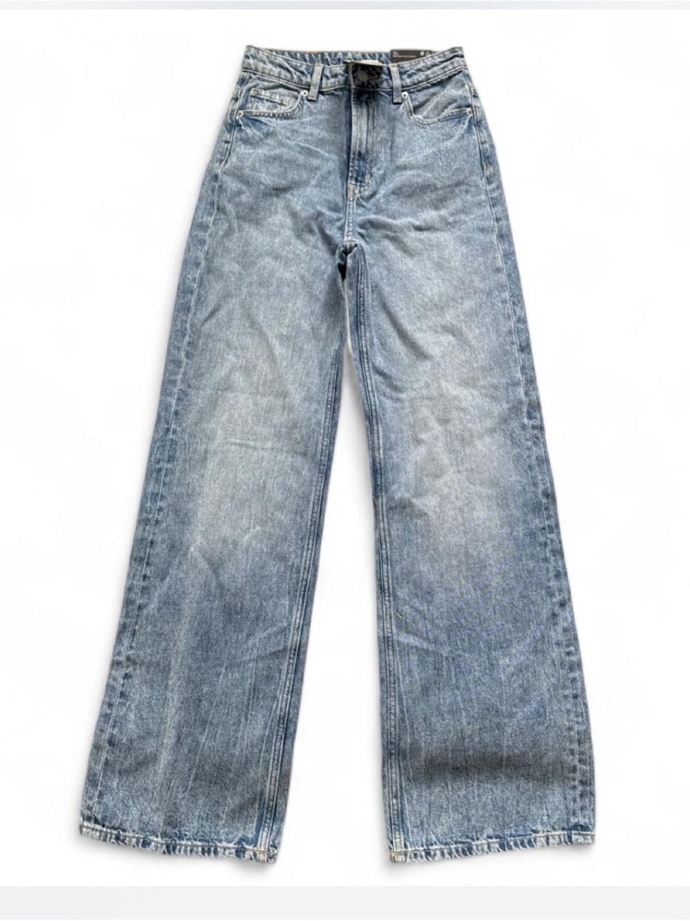 H&M Light Blue Wide Leg Denim Jeans